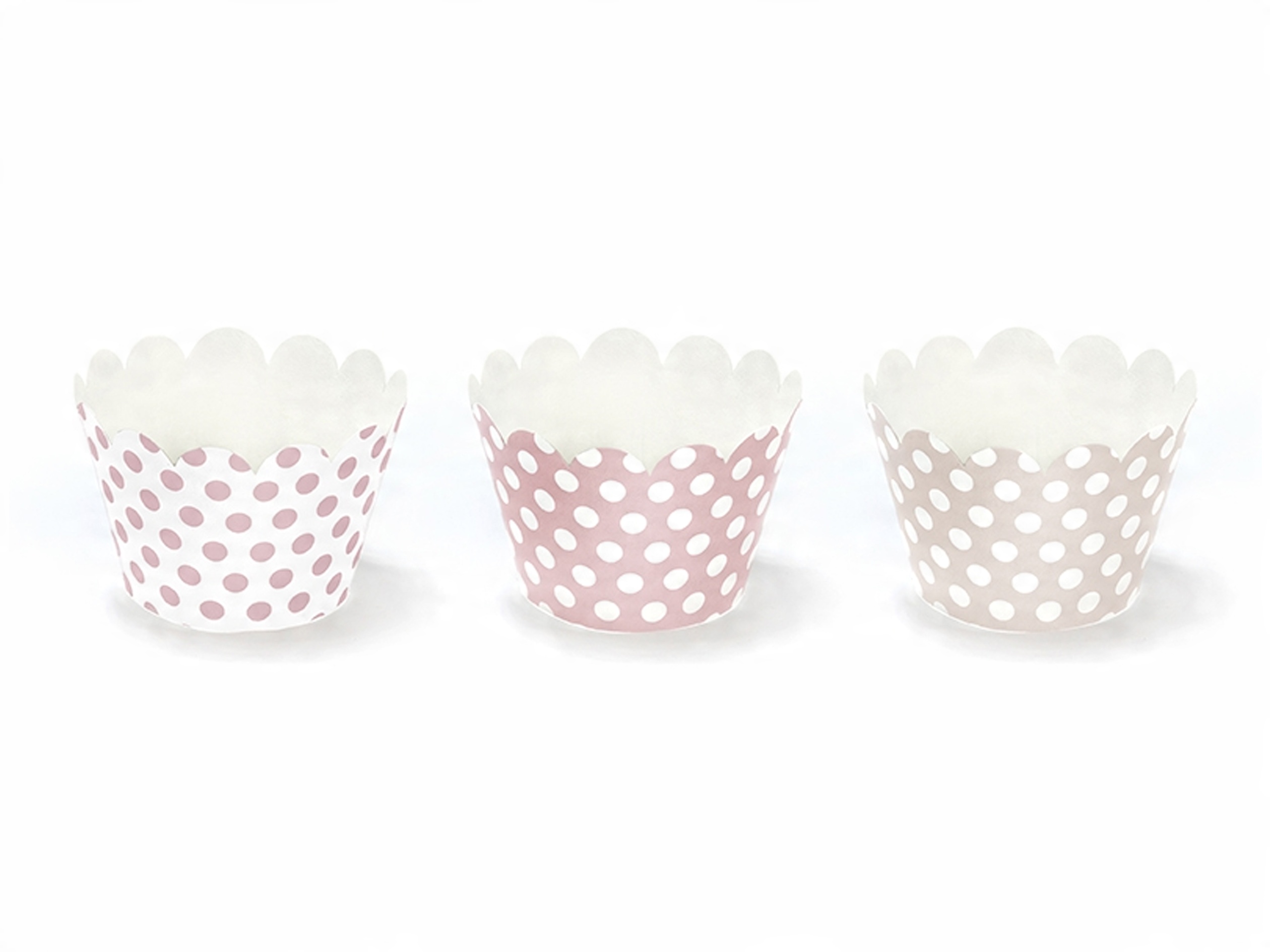 

Papilotki na Muffinki Podziękowania dla Gości 6szt