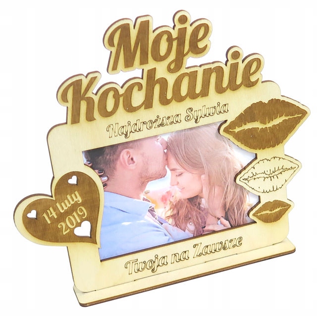 RAMKA NA ZDJĘCIE DLA MAMY WALENTYNKI PERSONALIZOWANA TD60 Marka Smart laser