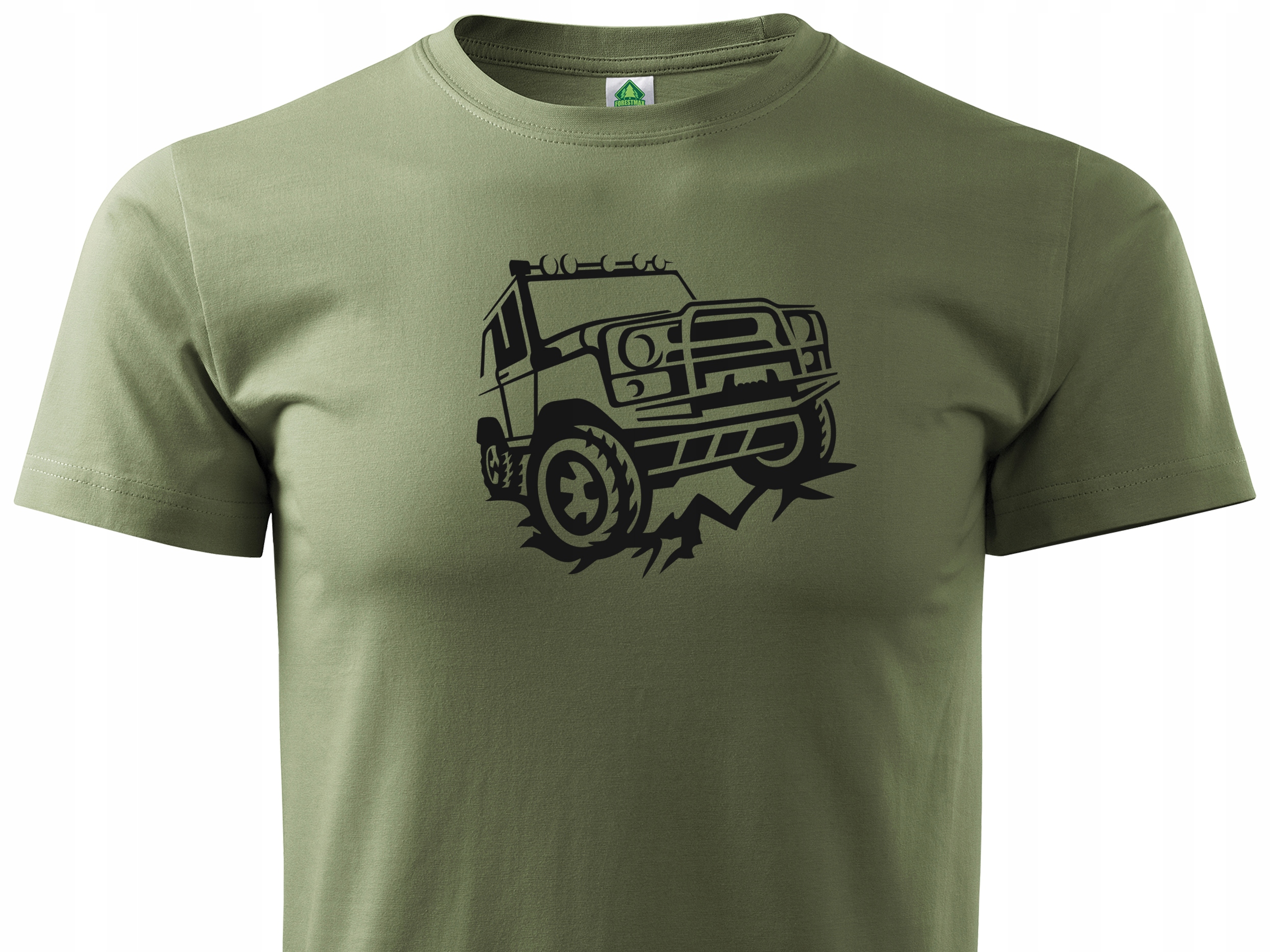 

Offroadowa Koszulka T-shirt Z Nadrukiem Uaz 469 S