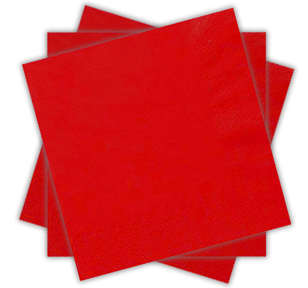 

Serwetki Trzywarstwowe Czerwone Ślub 25x25 cm