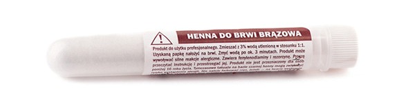 

Henna proszkowa do brwi Kama Krakowska 10ml. brąz