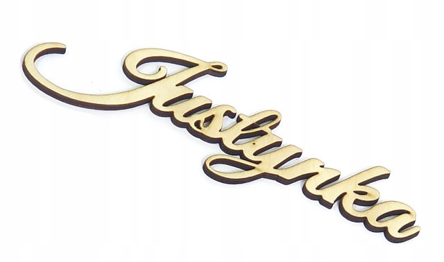 DECOUPAGE IMIĘ IMIONA SKLEJKA 4cm SŁOWO WYRAZ GV Kod producenta 11