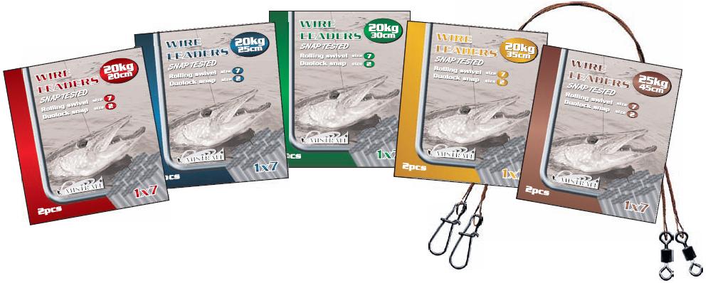 PRZYPON PRZYPONY STALOWE MISTRALL 35cm 7kg / 2szt Marka Mistrall