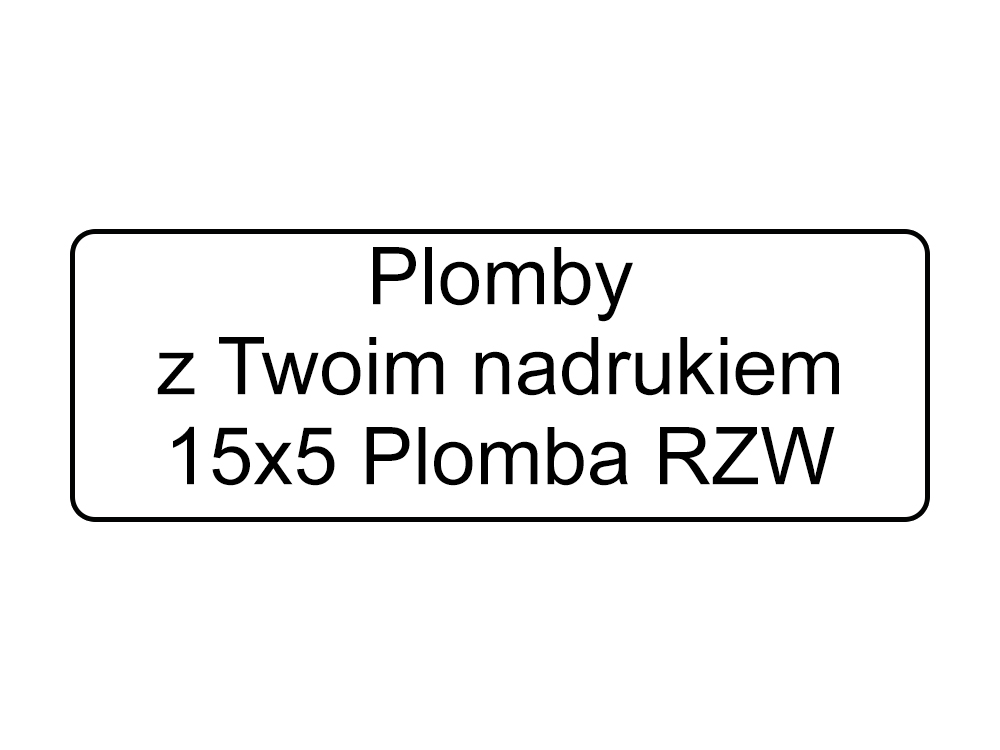 

Plomby Stickery Gwarancja 15x5 Folia Rzw 500 Szt