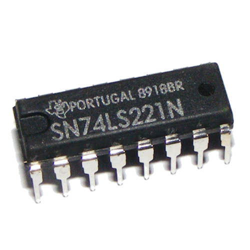 

Układ 74LS221 dual monostable multivibrator DIP16