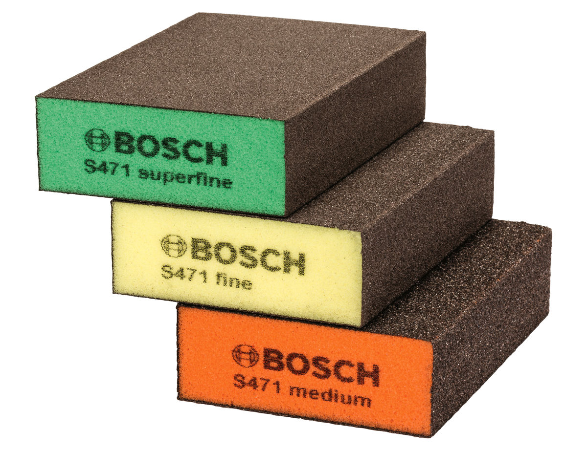 

Gąbka szlifierska zestaw 3 szt S471 Bosch