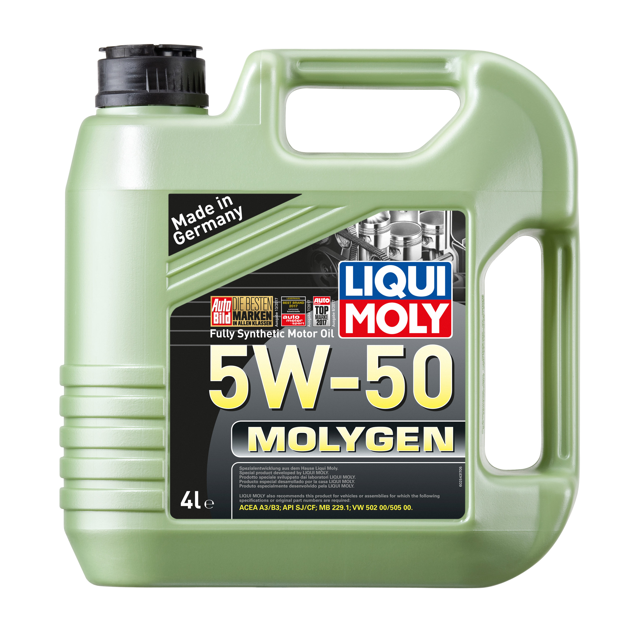 Olej Liqui Moly Molygen 5W50 4L Full Synthetic PAO 6979904712 - Allegro.pl