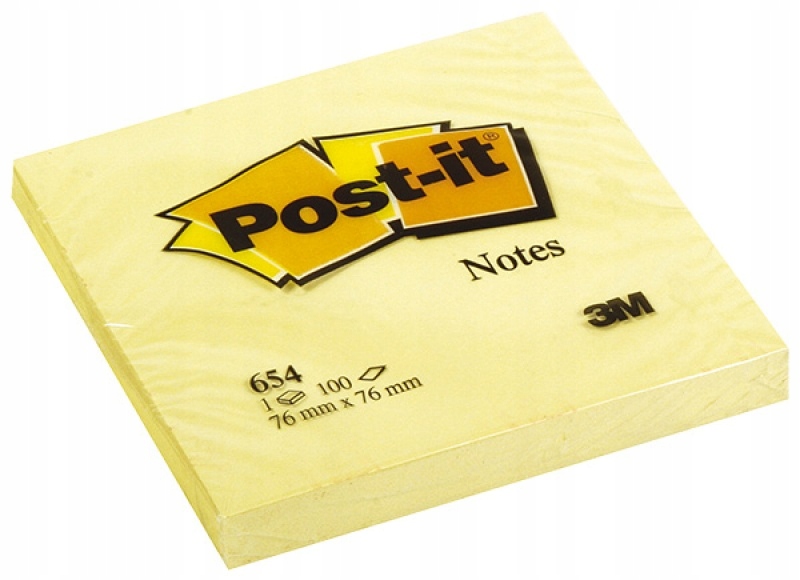 

Karteczki Samoprzylepne Bloczek 76x76 Post-it 654