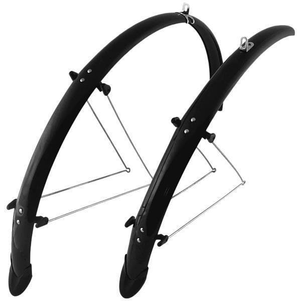 Orion błotniki rowerowe 28" czarne 48mm chlapacze na wsporniki pełne winyl