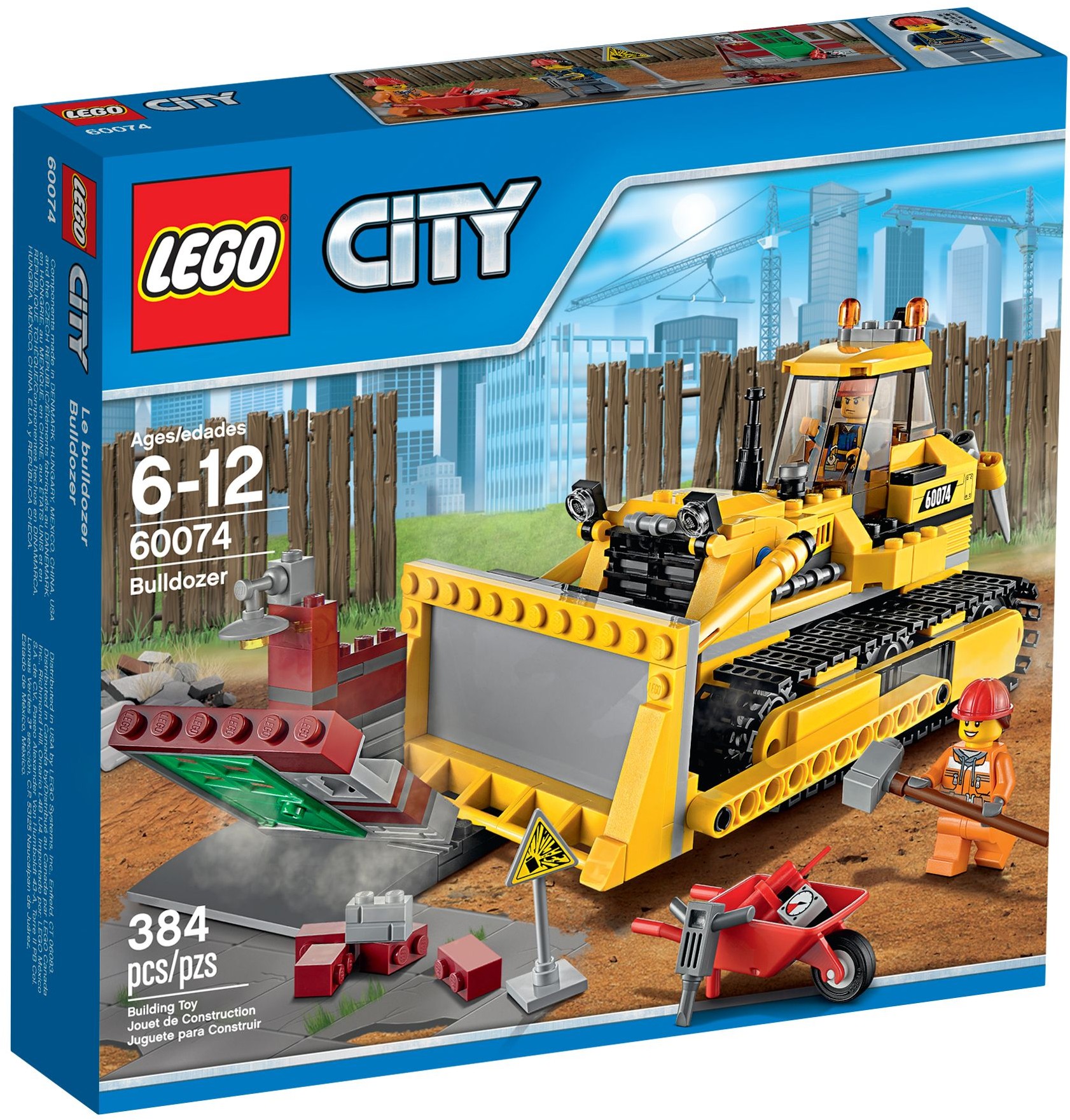 Lego City 60074 Buldozer Spychacz Nový Set Unikát