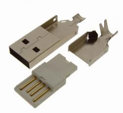 

Wtyk Usb typu A montowany na kabel x5szt