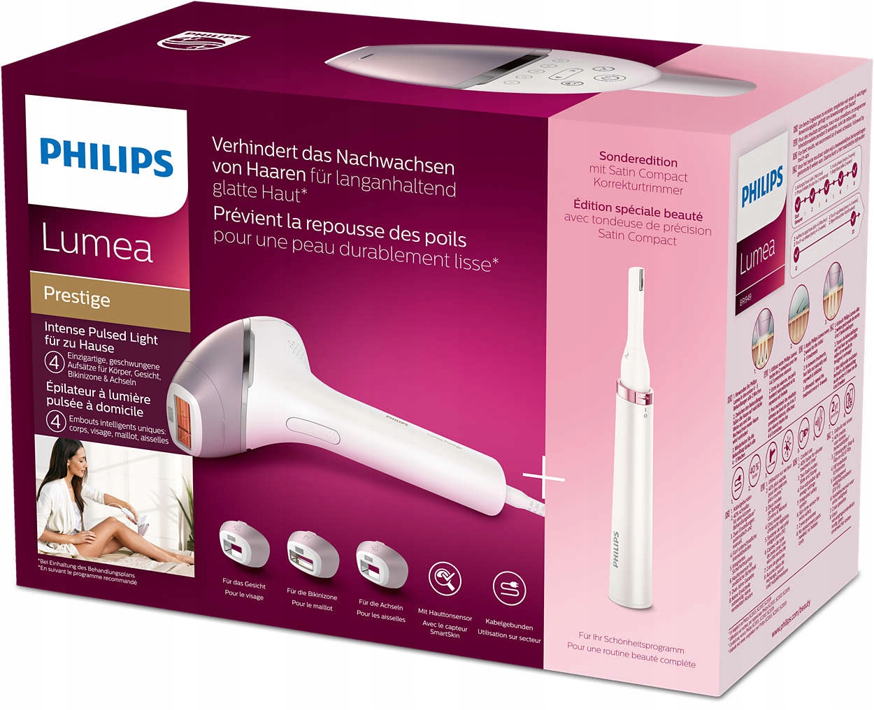 PHILIPS LUMEA BRI949 DEPILATOR LASEROWY BRI947+try - 7684816900 ...