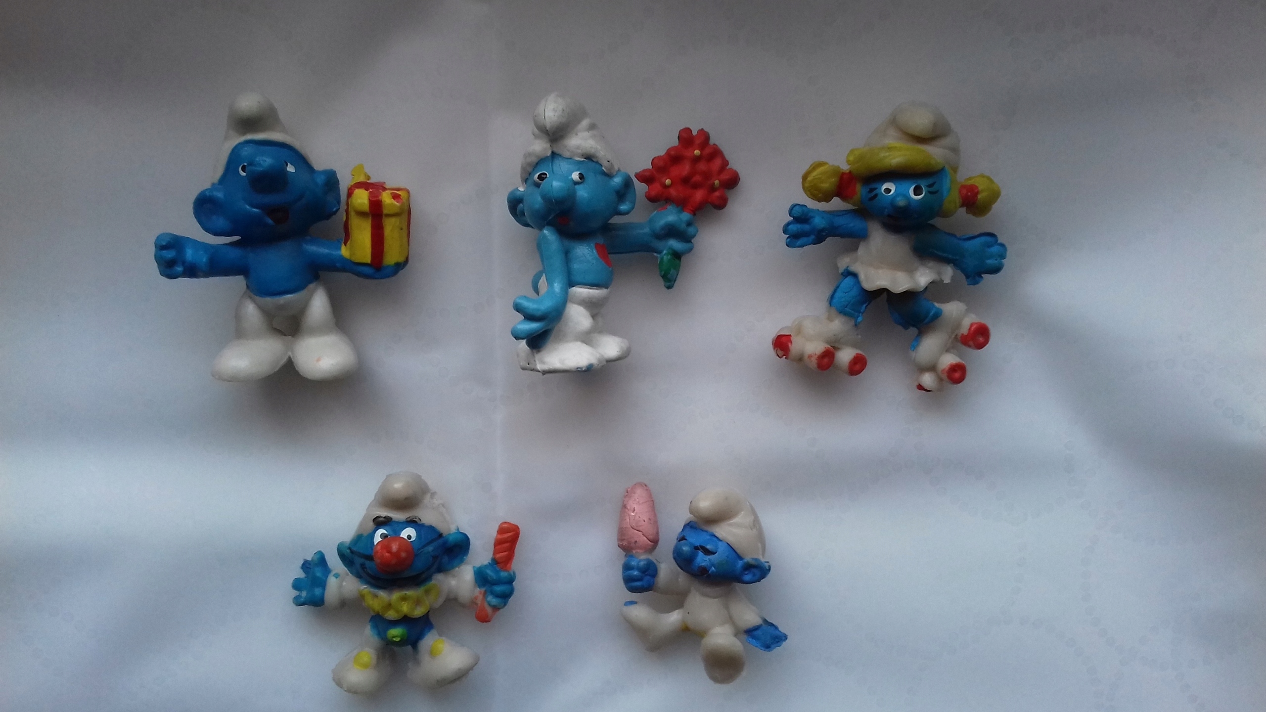 Z4 Smerfy Smurfy Figurki Zabawki Prl Lata 90