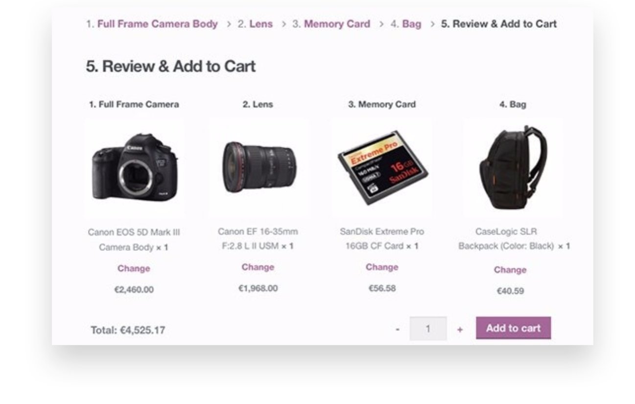 Woocommerce get products. Product Composition.