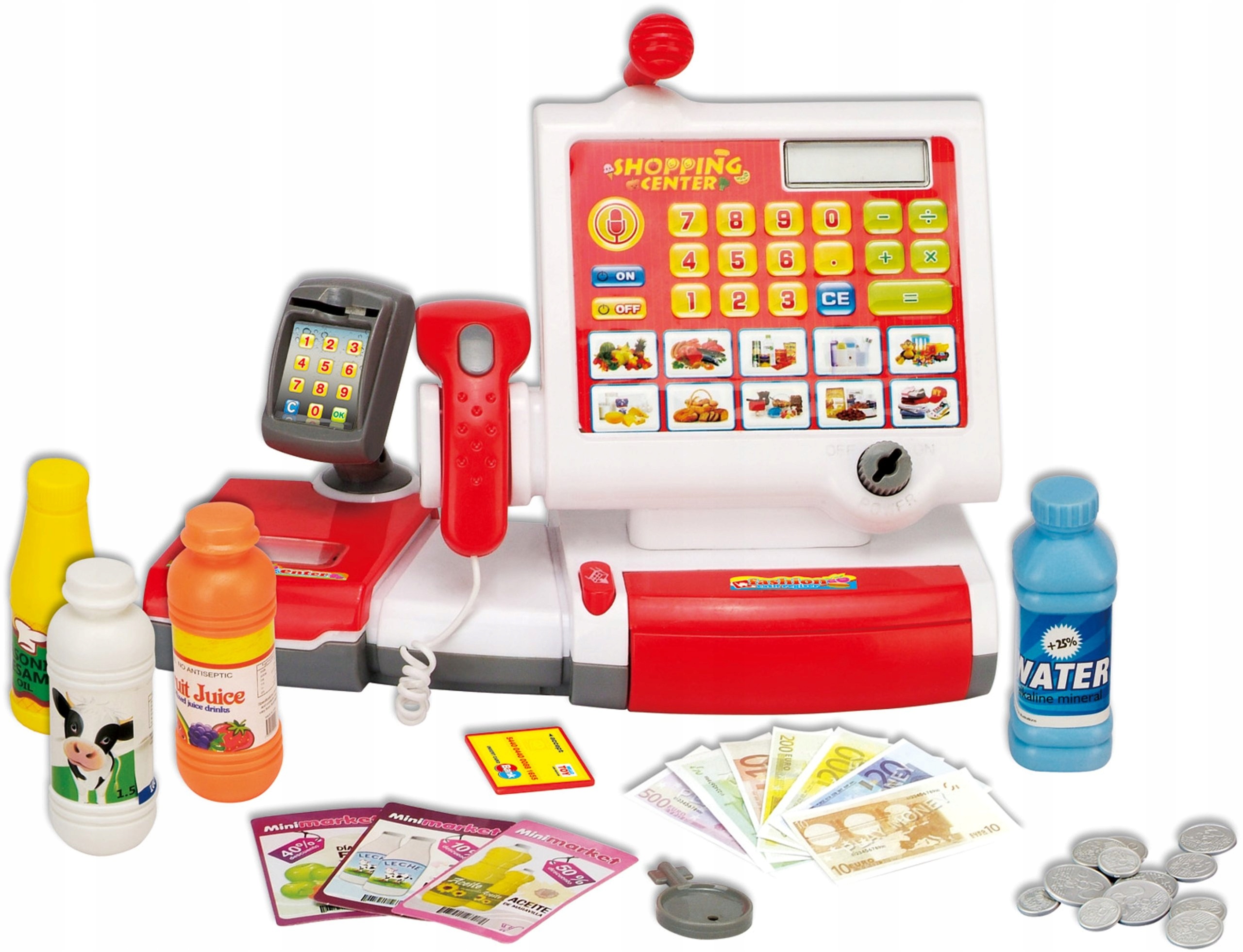 Duża Kasa Fiskalna Dla Dzieci Elektroniczna Super 7517141497