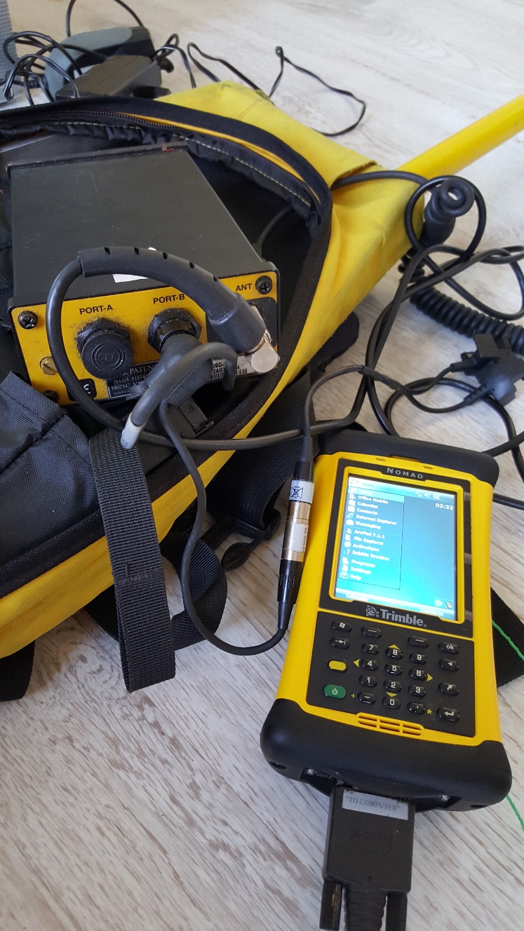 Ttrimble GPS Pathfinder XRGPS + Trimble Nomad 7249489589 oficjalne archiwum allegro