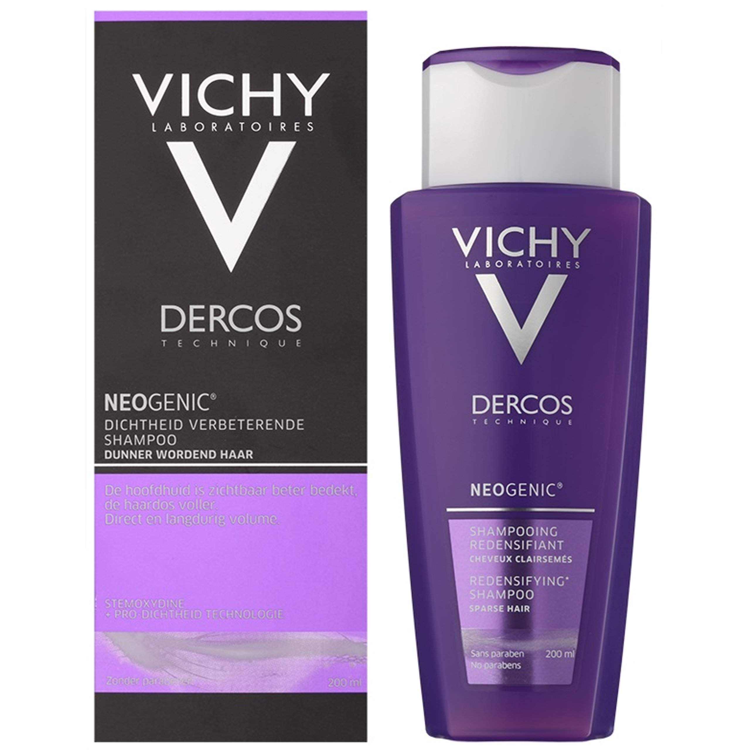 Vichy dercos. Vichy Neogenic Dercos r00ml фиолетовый. Шампунь виши Деркос фиолетовый. Виши Неоженик шампунь фиолетовый. Vichy шампунь фиолетовый.