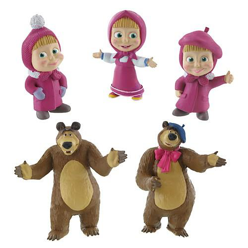 Masza I Niedźwiedź Figurki Do Kolekcjonowania 6596098212 Masza I Niedźwiedź Figurki Do Kolekcjonowania 6596098212