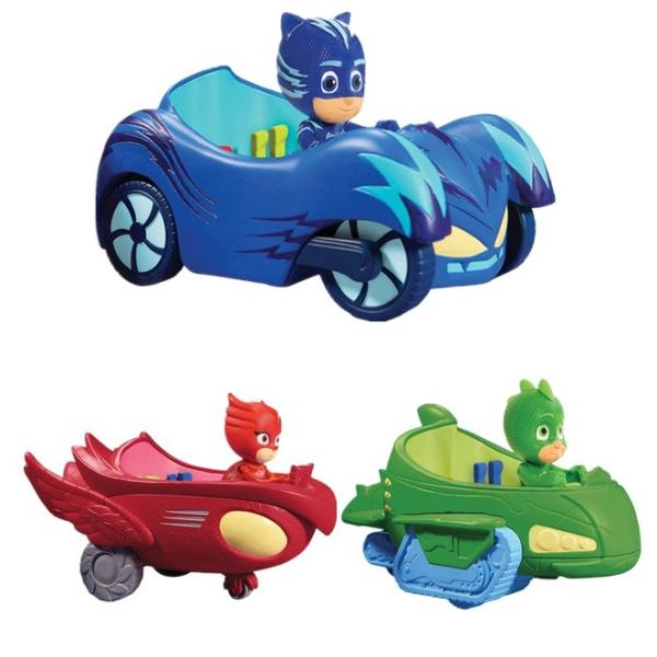 3 Szt Pidżamersi Figurki Pojazdy Pj Masks Catboy 6904201206