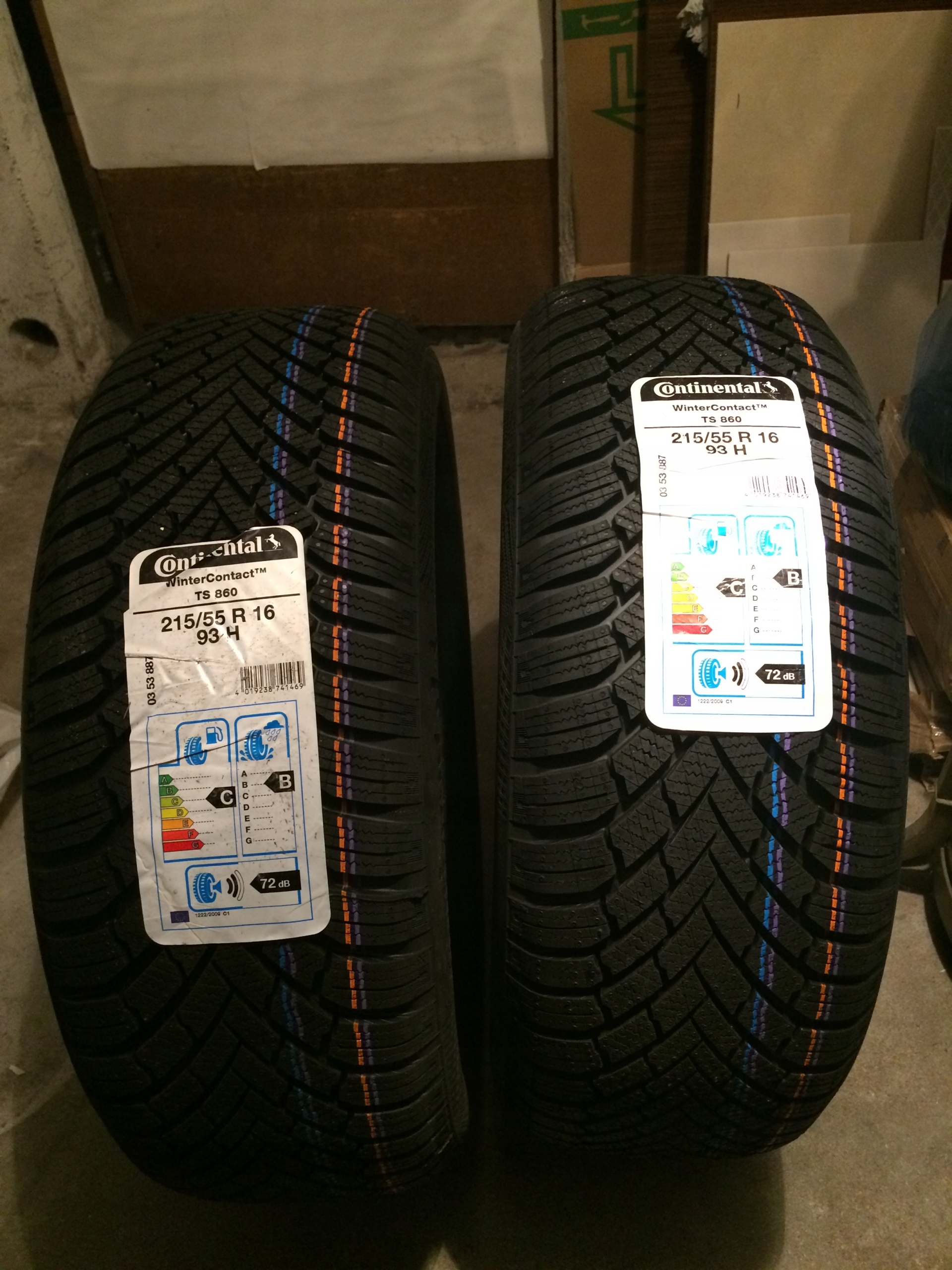 2X opony zimowe CONTINENTAL 215/55 R16 - 7649445796 - oficjalne