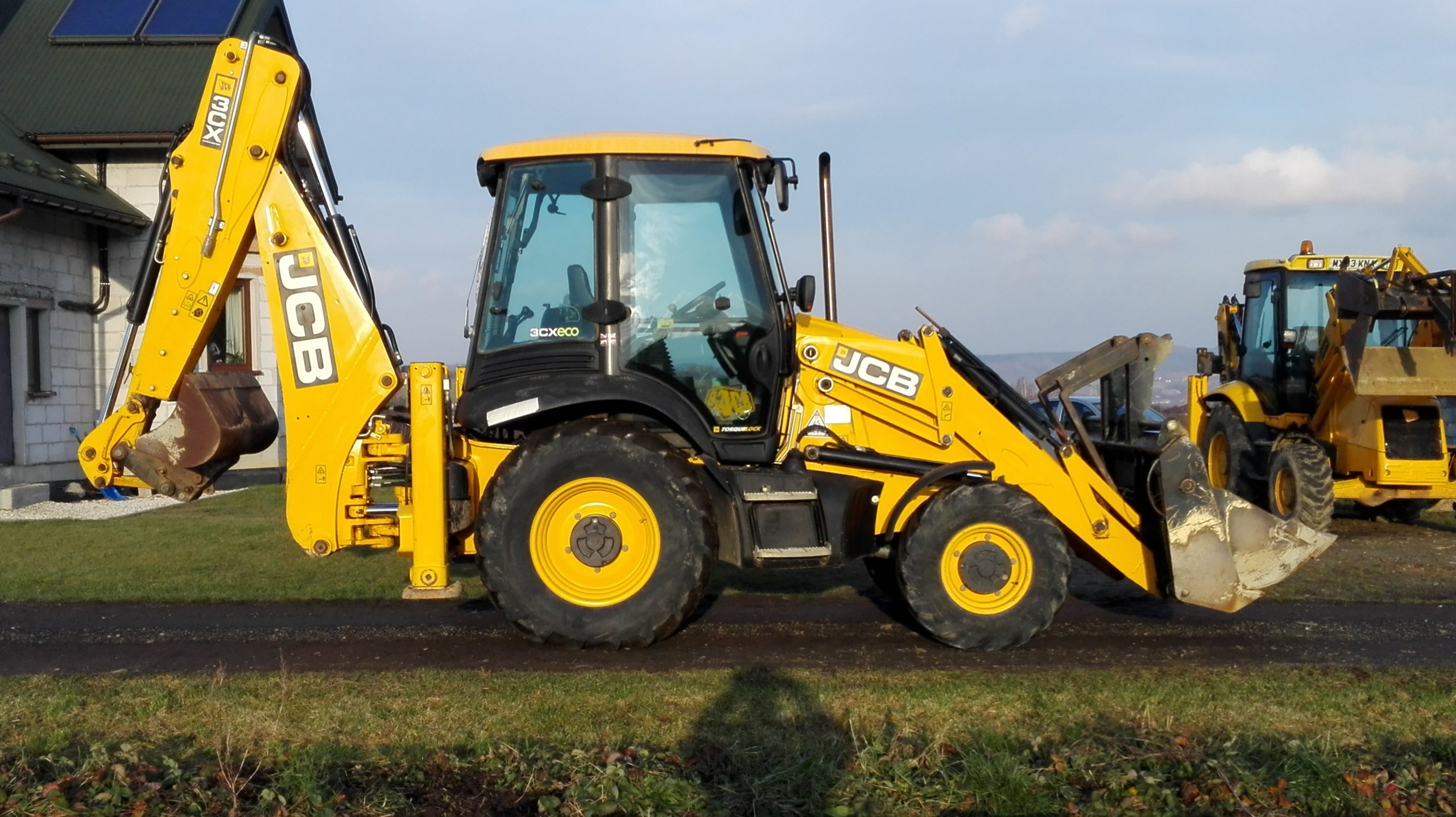 Кран печки jcb 3cx