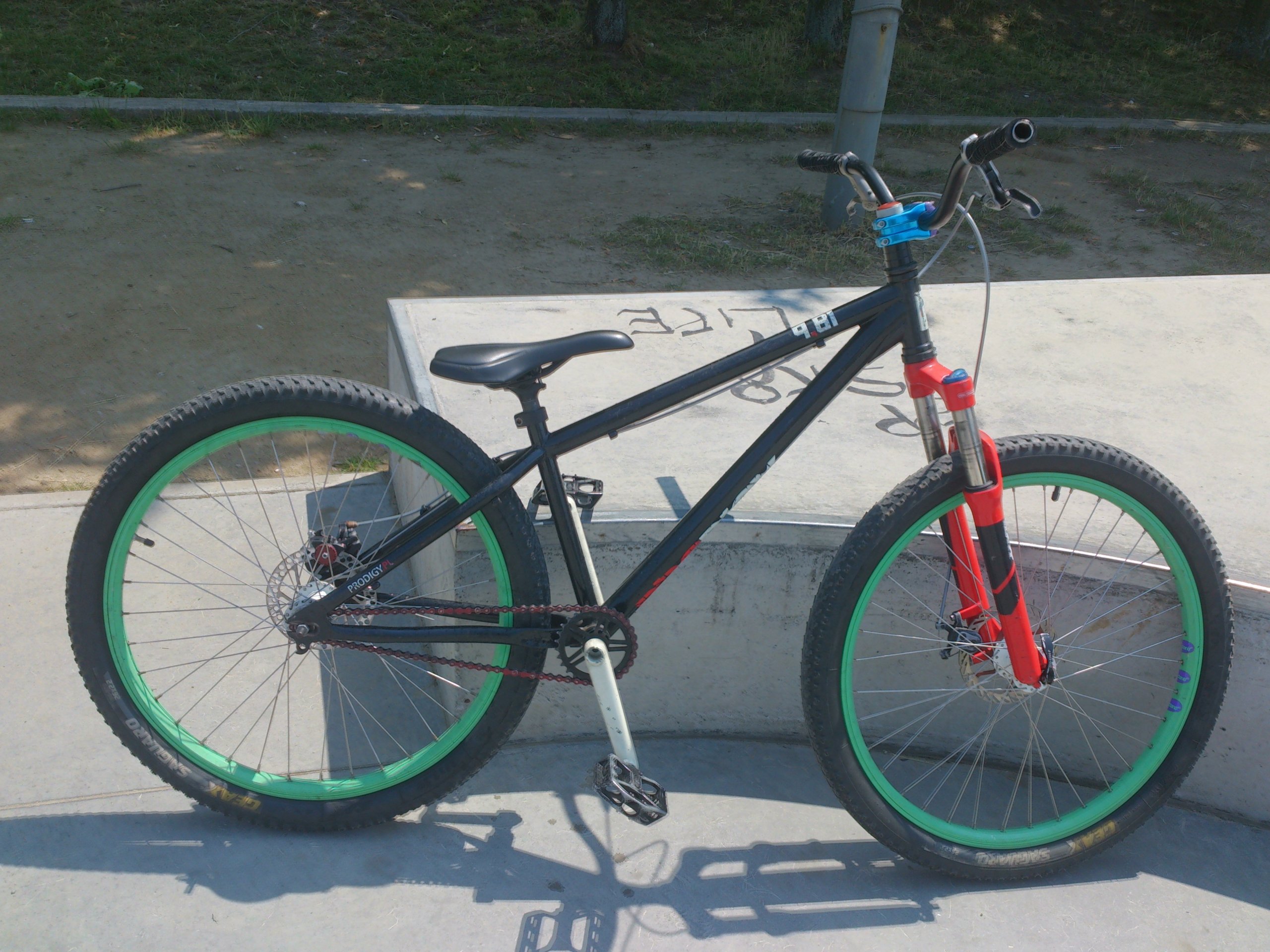 rower Dirt/street Prodigy 9.81 7414007586 oficjalne archiwum allegro