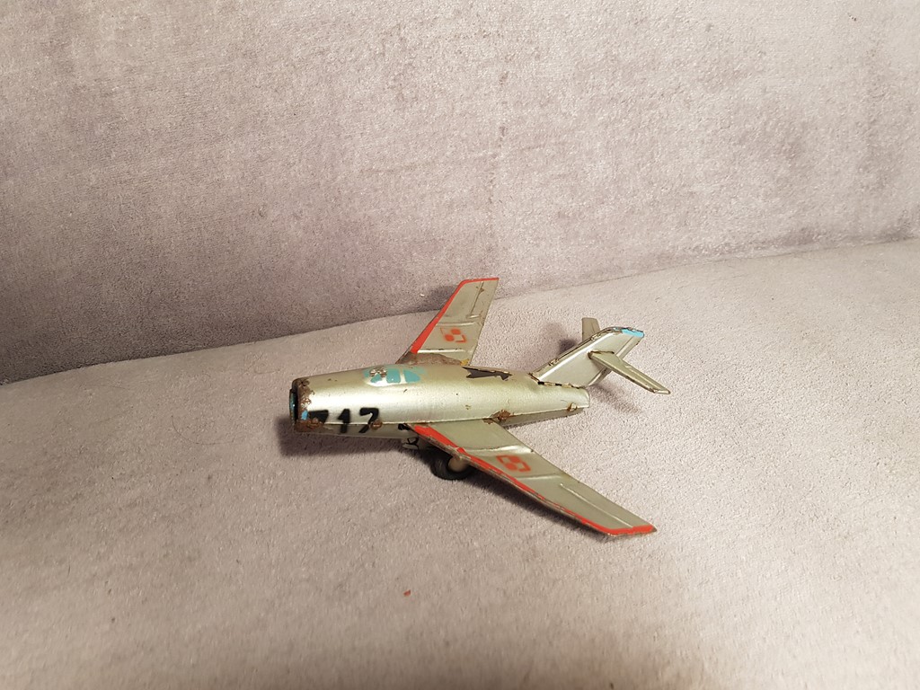 Stara Blaszana Zabawka Samolot Iskra Stara Blaszana Zabawka Samolot Iskra