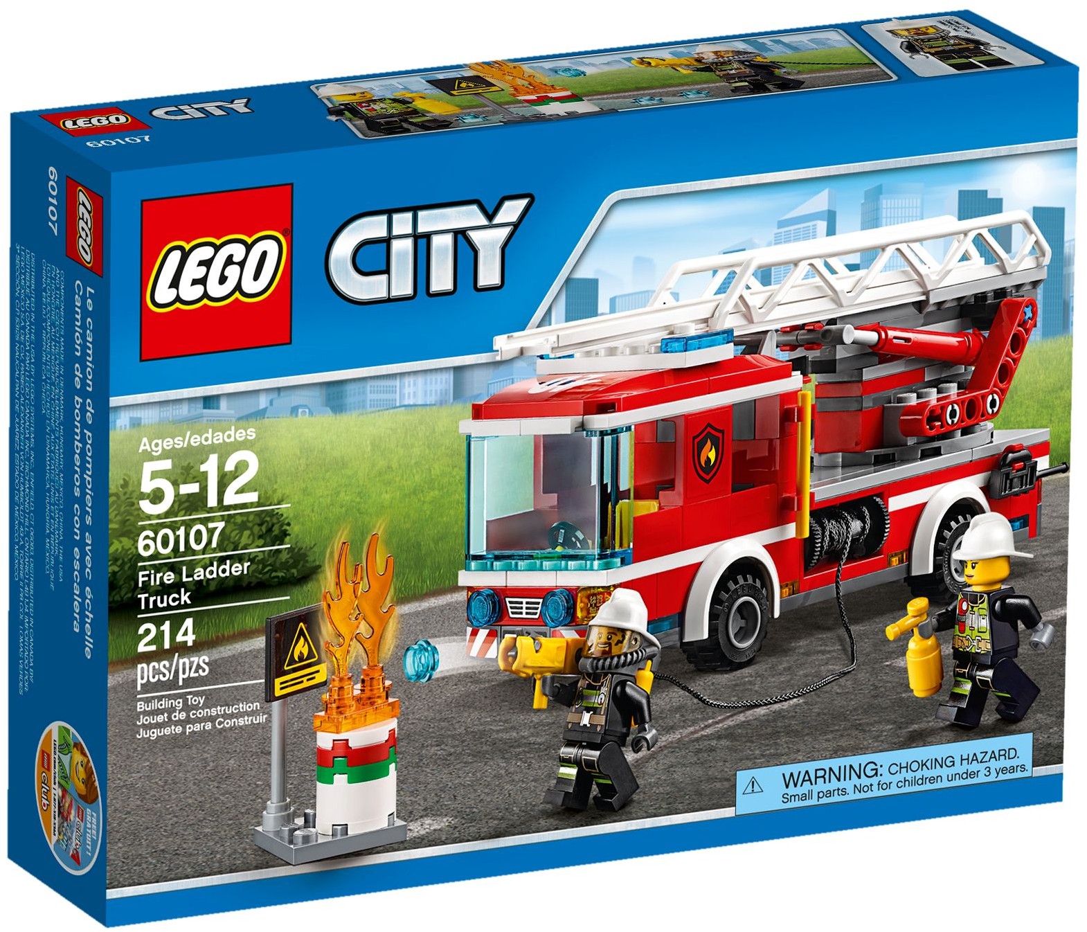 Lego City Straż Pożarna Ciężarówka 60107 7096657849 Oficjalne