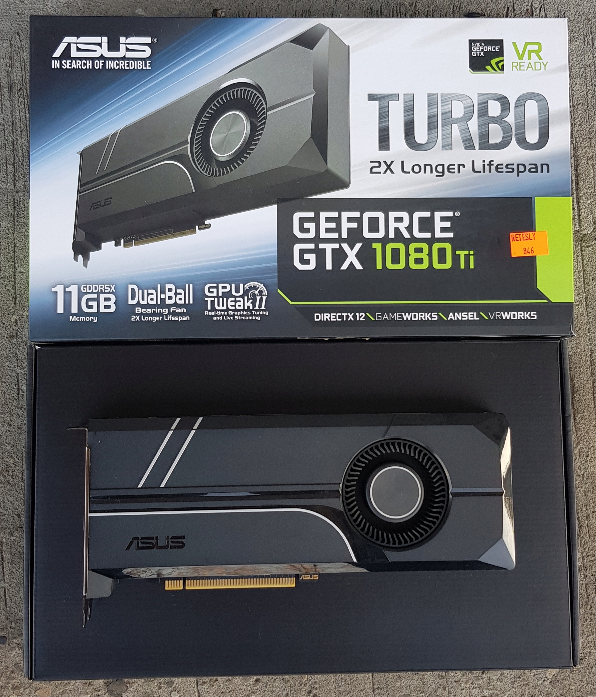 ASUS Turbo GeForce GTX 1080 Ti 11GB GDDR5X 1080TI - 7773146459 ...
