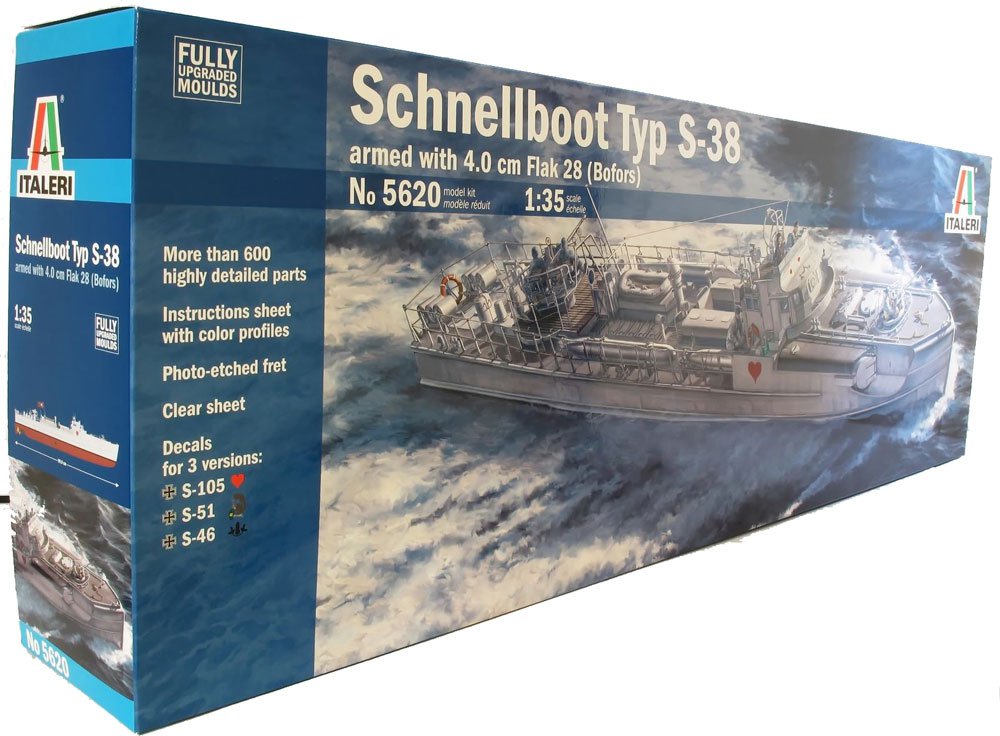 Italeri 5607S 1: 35 Schnellboot Crew Model Kit