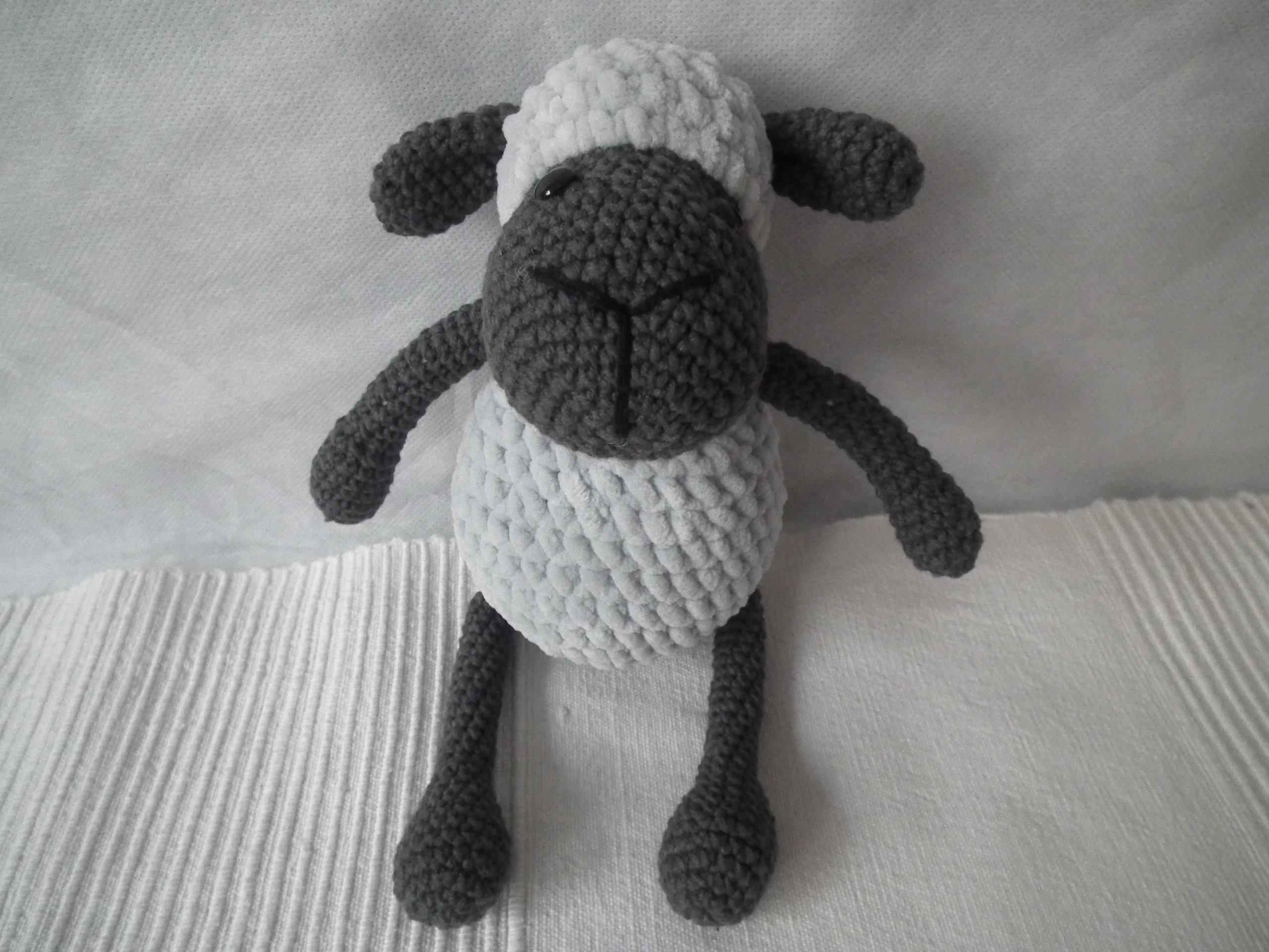 Maskotka Owieczka Handmade Zabawka Na Szydełku 7088098482