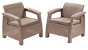 фото mini №10, Furniture set garden allibert plastic corfu beige 4 electrical.
