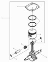 Wacker bts635 шкворень поршня 02136832, купить в Украине