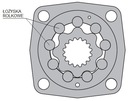 Двигатель гидравлический ms 315 c o4 w32 240obr m+s3, купить с разборки