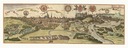 KRAKÓW widok miasta Braun Hogenberg 1617 r.