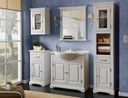 фото mini №2, Cabinet romantic low white natural wood