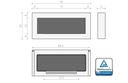 фото mini №12, Biofireplace suspended archikart 90 x 40 x 12 centimeters white