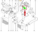 Трубка інтеркулер, интеркулер renault mascott 3.0dci 50105800527, запчасти недорого