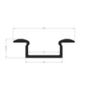 фото mini №2, Profile led backlight recessed akb-poland pal061c2 2m black