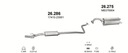 Глушитель наконечника toyota yaris 1,0 99-05r+zestaw3, купить с разборки