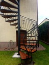 фото мини №4, Лестница изогнутый наружные balustrady кованые кузнец