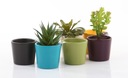 фото mini №4, White ceramic flowerpot vasa 9/ 7 hydroponics