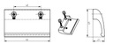 фото mini №2, Handle fasteners handle balcony door balcony al