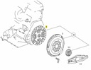 Диск сцепления сцепление mercedes a01525016035, с разборки недорого