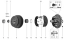 Барабан тормозной al-ko 200x50 1350kg ось барабаны 4x1003, купить с разборки