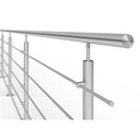 фото mini №3, Balustrade stainless steel model atlanta, filling 5 x o12 mm, length: 3 m