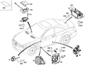 Динамик mercedes cl w216 a2168202802 harman kardon3, купить с разборки