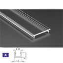 фото mini №2, Glass to profile aluminum x button transparetny 1m