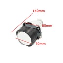 2x линза h1 h4 h7 2.5 ксенон, ксенону bi-xenon bi-halogen hid кольца ccfl led drl14