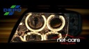 Фари, лампи фари, відбивачі audi a6 c5 01- angel eyes ксенон c4, купити з Польщі